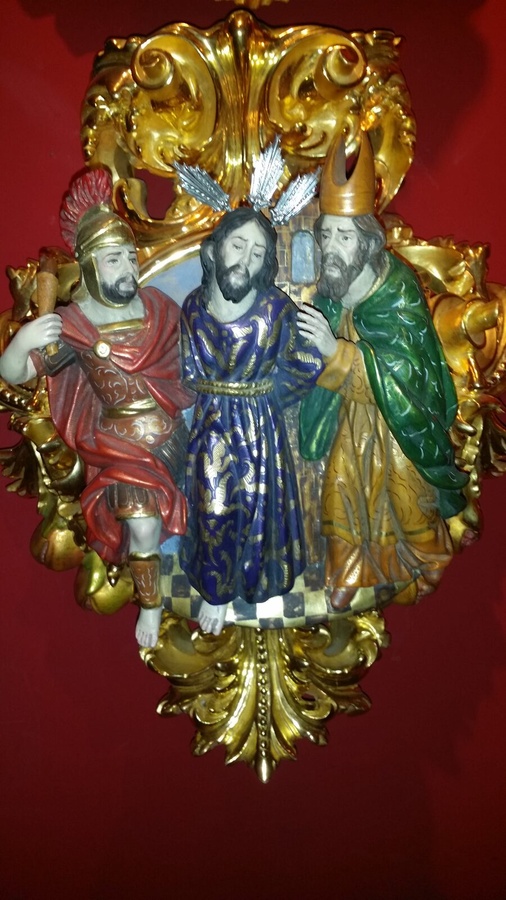 Cartela del paso del Señor de la Humildad