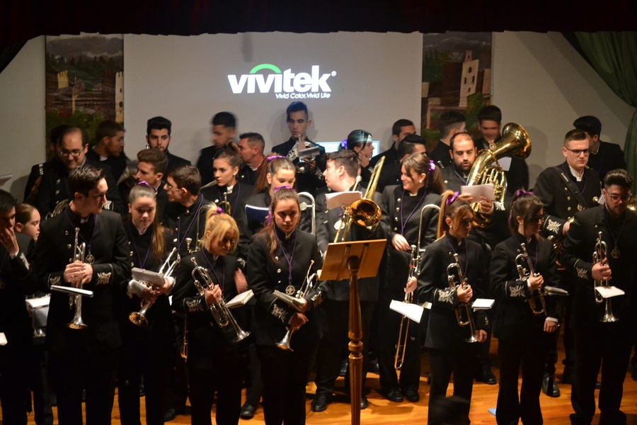 La Agrupación Musical en el acto