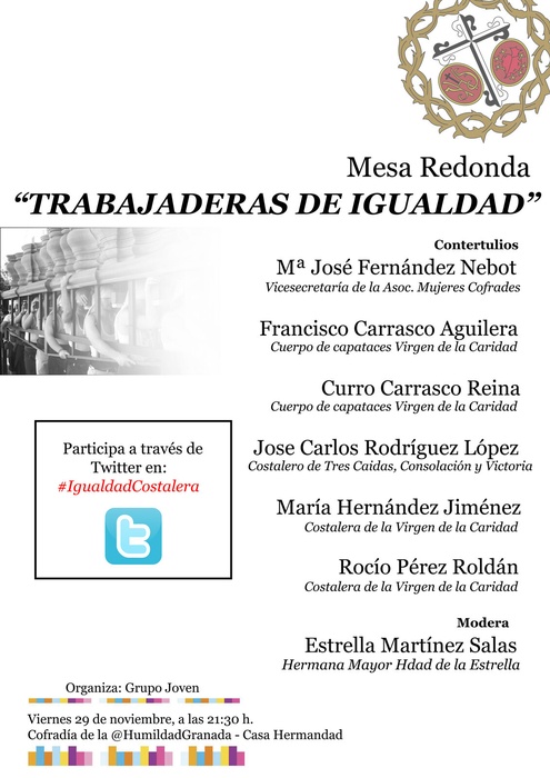 Cartel de la mesa redonda