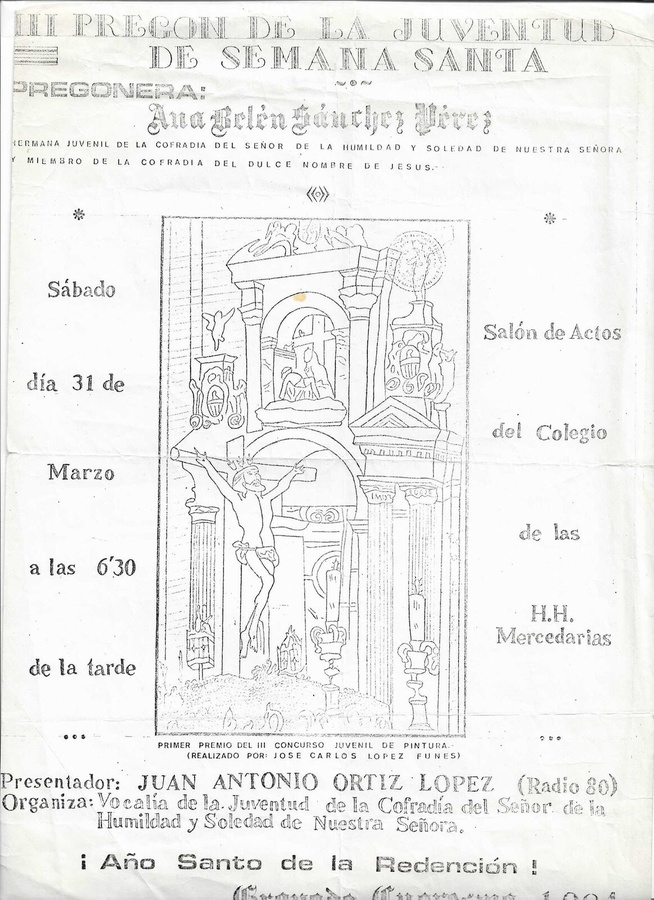 Cartel del III Pregón, 1984